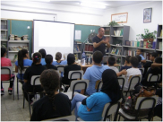 اللد: محاضرة حول مخاطر المخدرات في مدرسة دار الحكمة للهندسة والعلوم العليا